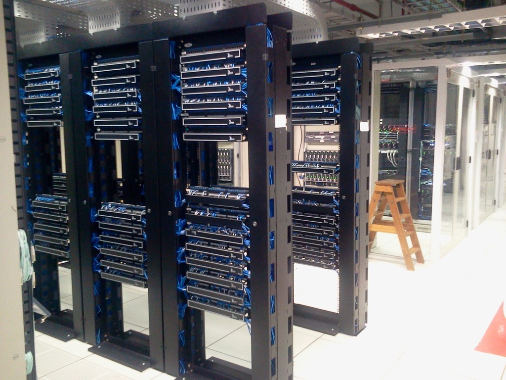 a server room